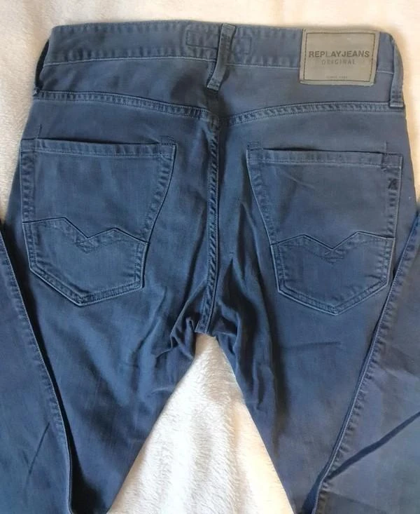 Calça jeans Replay azul-marin corte slim 38 - M – photo 9